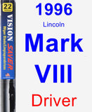 Driver Wiper Blade for 1996 Lincoln Mark VIII - Vision Saver