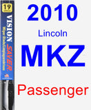 Passenger Wiper Blade for 2010 Lincoln MKZ - Vision Saver