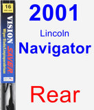 Rear Wiper Blade for 2001 Lincoln Navigator - Vision Saver