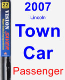 Passenger Wiper Blade for 2007 Lincoln Town Car - Vision Saver