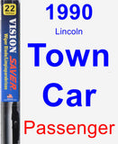 Passenger Wiper Blade for 1990 Lincoln Town Car - Vision Saver