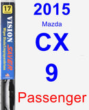 Passenger Wiper Blade for 2015 Mazda CX-9 - Vision Saver