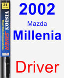 Driver Wiper Blade for 2002 Mazda Millenia - Vision Saver