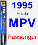 Passenger Wiper Blade for 1995 Mazda MPV - Vision Saver