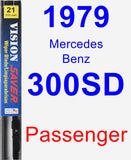 Passenger Wiper Blade for 1979 Mercedes-Benz 300SD - Vision Saver