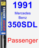 Passenger Wiper Blade for 1991 Mercedes-Benz 350SDL - Vision Saver