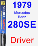 Driver Wiper Blade for 1979 Mercedes-Benz 280SE - Vision Saver