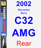 Rear Wiper Blade for 2002 Mercedes-Benz C32 AMG - Vision Saver