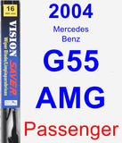 Passenger Wiper Blade for 2004 Mercedes-Benz G55 AMG - Vision Saver