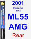 Rear Wiper Blade for 2001 Mercedes-Benz ML55 AMG - Vision Saver