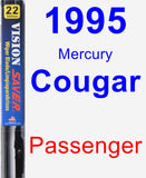 Passenger Wiper Blade for 1995 Mercury Cougar - Vision Saver