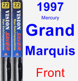 Front Wiper Blade Pack for 1997 Mercury Grand Marquis - Vision Saver