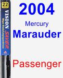 Passenger Wiper Blade for 2004 Mercury Marauder - Vision Saver