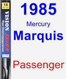 Passenger Wiper Blade for 1985 Mercury Marquis - Vision Saver