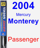 Passenger Wiper Blade for 2004 Mercury Monterey - Vision Saver