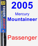 Passenger Wiper Blade for 2005 Mercury Mountaineer - Vision Saver