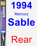 Rear Wiper Blade for 1994 Mercury Sable - Vision Saver