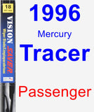 Passenger Wiper Blade for 1996 Mercury Tracer - Vision Saver