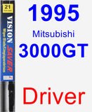 Driver Wiper Blade for 1995 Mitsubishi 3000GT - Vision Saver