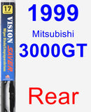 Rear Wiper Blade for 1999 Mitsubishi 3000GT - Vision Saver