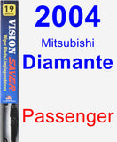 Passenger Wiper Blade for 2004 Mitsubishi Diamante - Vision Saver