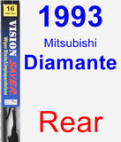 Rear Wiper Blade for 1993 Mitsubishi Diamante - Vision Saver