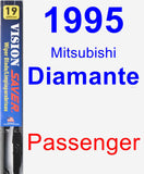 Passenger Wiper Blade for 1995 Mitsubishi Diamante - Vision Saver