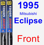 Front Wiper Blade Pack for 1995 Mitsubishi Eclipse - Vision Saver