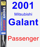 Passenger Wiper Blade for 2001 Mitsubishi Galant - Vision Saver