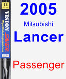 Passenger Wiper Blade for 2005 Mitsubishi Lancer - Vision Saver