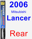 Rear Wiper Blade for 2006 Mitsubishi Lancer - Vision Saver