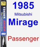 Passenger Wiper Blade for 1985 Mitsubishi Mirage - Vision Saver