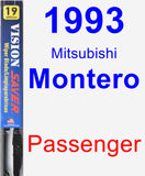 Passenger Wiper Blade for 1993 Mitsubishi Montero - Vision Saver