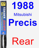 Rear Wiper Blade for 1988 Mitsubishi Precis - Vision Saver