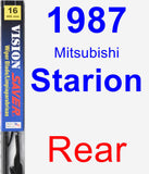 Rear Wiper Blade for 1987 Mitsubishi Starion - Vision Saver