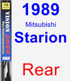 Rear Wiper Blade for 1989 Mitsubishi Starion - Vision Saver