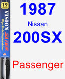 Passenger Wiper Blade for 1987 Nissan 200SX - Vision Saver