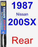 Rear Wiper Blade for 1987 Nissan 200SX - Vision Saver