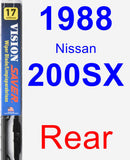 Rear Wiper Blade for 1988 Nissan 200SX - Vision Saver