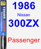 Passenger Wiper Blade for 1986 Nissan 300ZX - Vision Saver