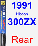 Rear Wiper Blade for 1991 Nissan 300ZX - Vision Saver