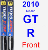 Front Wiper Blade Pack for 2010 Nissan GT-R - Vision Saver