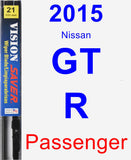 Passenger Wiper Blade for 2015 Nissan GT-R - Vision Saver