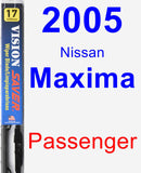 Passenger Wiper Blade for 2005 Nissan Maxima - Vision Saver