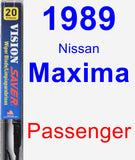 Passenger Wiper Blade for 1989 Nissan Maxima - Vision Saver