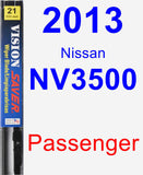 Passenger Wiper Blade for 2013 Nissan NV3500 - Vision Saver