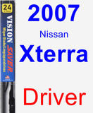 Driver Wiper Blade for 2007 Nissan Xterra - Vision Saver