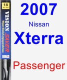 Passenger Wiper Blade for 2007 Nissan Xterra - Vision Saver