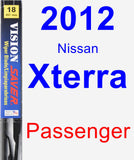 Passenger Wiper Blade for 2012 Nissan Xterra - Vision Saver