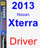 Driver Wiper Blade for 2013 Nissan Xterra - Vision Saver